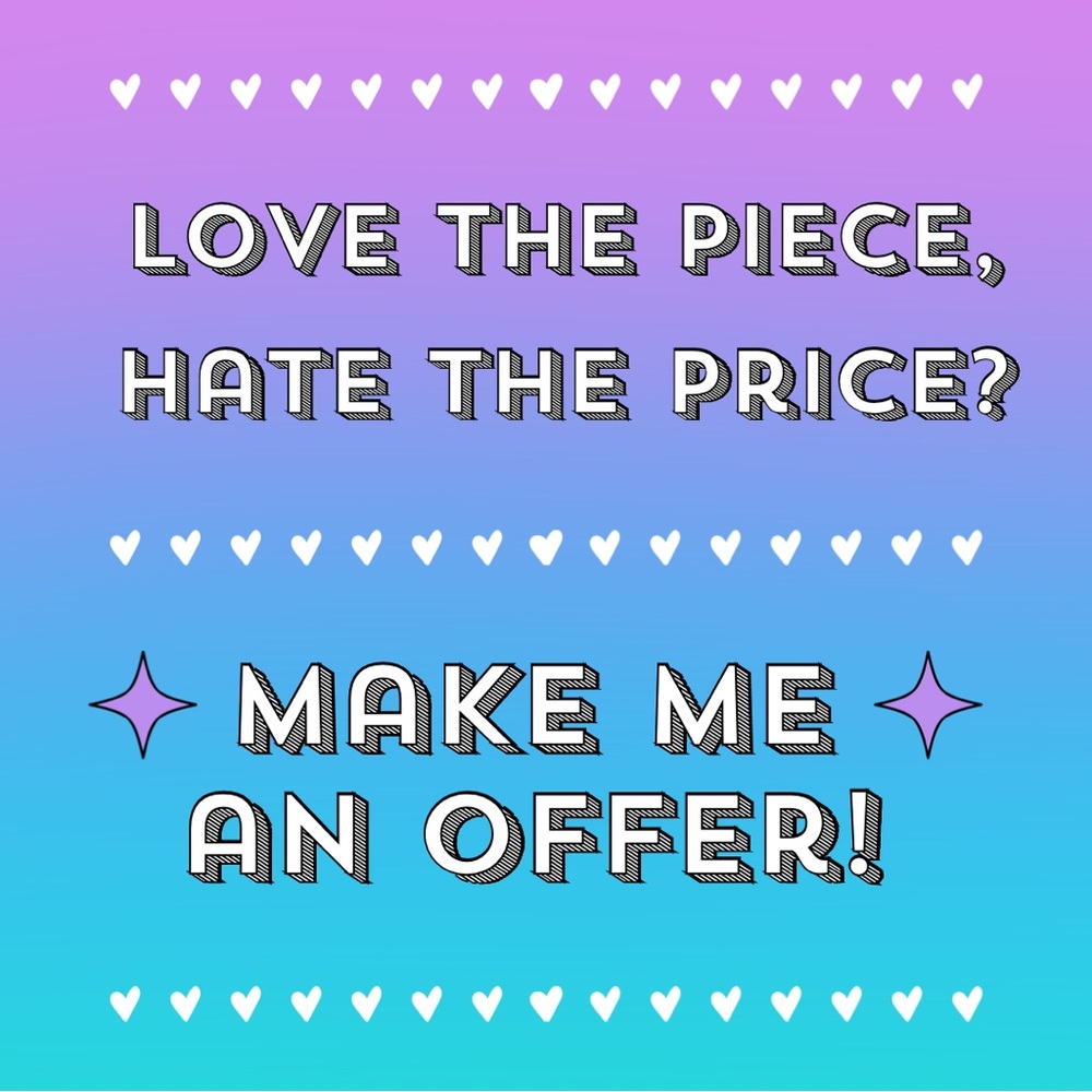 Offers are always welcome!